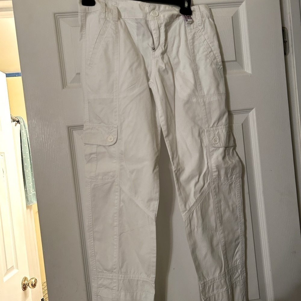 Calvin Klein white cargo pants